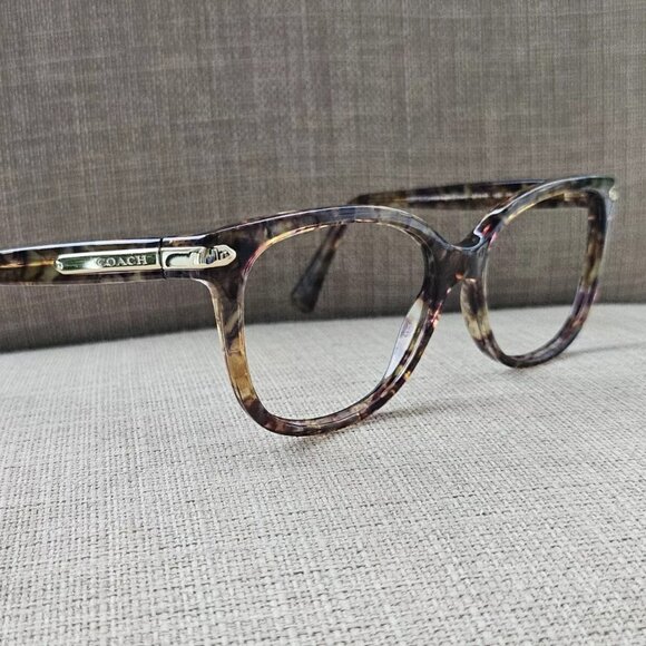 Coach Glasses Frame Confetti Light Brown HC8132 L109 57[]16 135 Eyeglasses - Picture 1 of 12